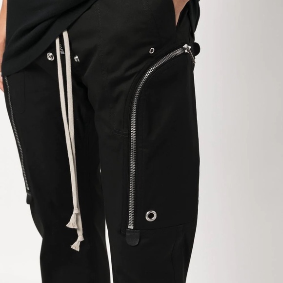 RICK OWENS BAUHAUS CARGO BLACK BNWT SIZE 46 EU 30 US RU21S6377 - Picture 4 of 12